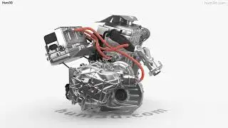 Toyota Hybrid Engine 3D model by 3DModels.org