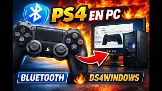 Cómo conectar mando de PS4 al PC por Bluetooth 🎮🔥 y usar DS4Windows (FÁCIL 2026)