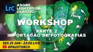 Workshop Adobe Lightroom Classic - Parte 02 - Importação de Fotografias