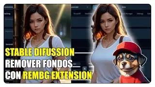 STABLE DIFFUSION | REMOVER FONDOS CON REMBG EXTENSION