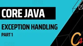019 EXCEPTION HANDLING : PART 01