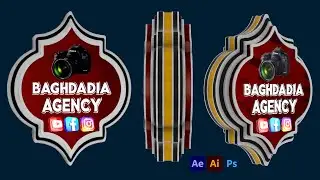 Baghdadiya Agency New 3D Animatin Logo in After Effects, Videohive 3D Animate Logo