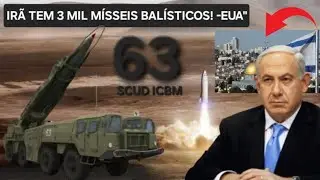 URGENTE! IRÃ tem 3 mil mísseis BALÍSTICOS prontos para lançar em ISRAEL! -EUA ALERTA" #military #war