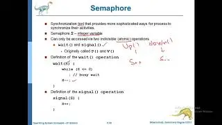 Metax lock, Semaphores - Operating system