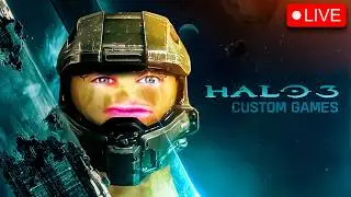 🔴LIVE | HALO CUSTOM GAMES | Hutch X Cloakzy X Nickmercs X Drac X Taxi X Moist X Summit | 