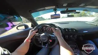 Showroom Stock 2020 Audi R8 Performance Makes a 1/4 Mile Pass at Roebling Road