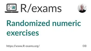 Randomized numeric exercises with R/exams