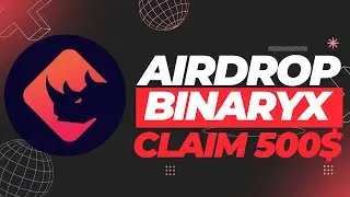 BinaryX airdrop 500$ | crypto claim token 500$