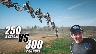 Je défi mon pote avec son 300 TM 2-TEMPS! 😈