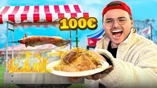 100€ Berlin Streetfood Challenge! Berlins skurrilster Streetfood Markt!!