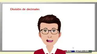 División de números decimales | Matemática 6to primaria