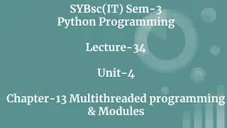 _Thread and threading module in python