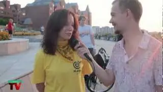 Запуск небесных фонариков в Днепропетровске 6 июля 2012