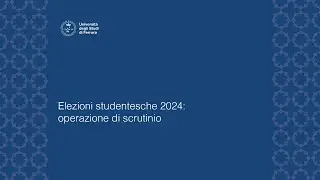 Elezioni studentesche 2024 | Scrutinio