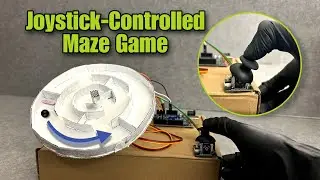 PathFinder: Joystick Maze Controller Game with Arduino & Servo Motors