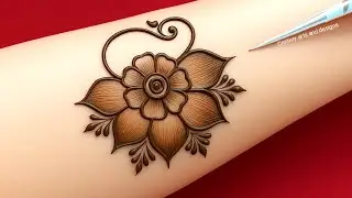 Very beautiful stylish front hand mehndi design | Easy mehndi design | Simple mehndi | Mehndi design