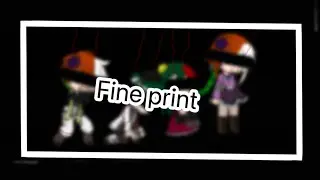 Fine print [Countryhumansxgacha] (UK,Pakistan,india,F.India &Bangladesh Angst)