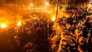 Штурм Украинский Дом .(ШТУРМ Укр Дом) 26.01.2014 Ч.-1