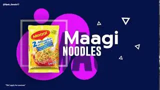 How to create Promo Ad MAGGI NOODLES | maggi noodles | Ad😱in kinemaster and pixelLab Tutorial