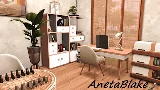 Small 2 Bedrooms Home || The Sims 4 speed build || No CC