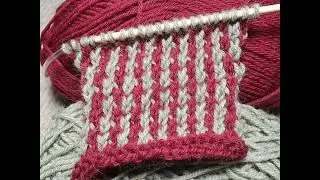 1 color = 2 rows Simple pattern in turning rows