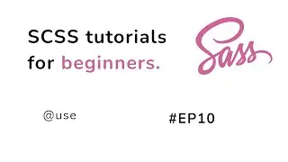 SCSS tutorial for beginners #EP10 (@ use in SCSS and stop using import !!)