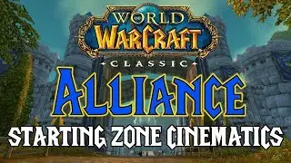 WoW Classic Alliance Starting Zone Cinematics ALL RACES!