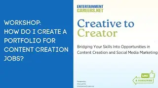 How do I create a portfolio for content creation jobs?