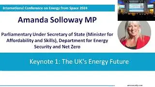 International Conference on Energy from Space 2024 - Amanda Solloway MP