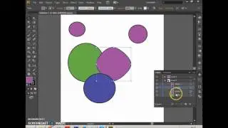 Adobe Illustrator CS6 Ders 17 Layers Katmanlar - Objeleri Kilitleme - Gizleme Seçenekleri