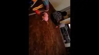 Funny Baby Video - Sneak attack. Leggo my Eggo!