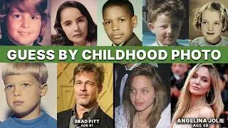 Guess Hollywood Actors: Then and Now (By Childhood Photo)