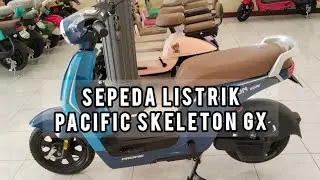 New PACIFIC SKELETON GX ELECTRIC BIKE | SLA Battery | Classic European-style Vespa Body