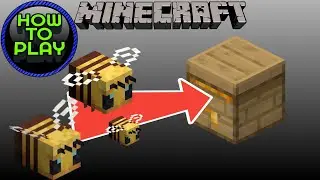 How To Get Bees Into Your Beehive in Minecraft