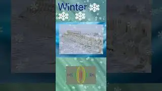 Winter. Whimsical picture of winter.