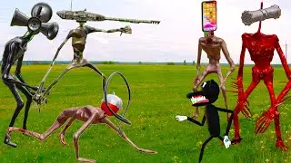 Теам Siren Head Best Monster Battle vs SCP 096 vs Cartoon Cat vs tank head vs dark siren head vs