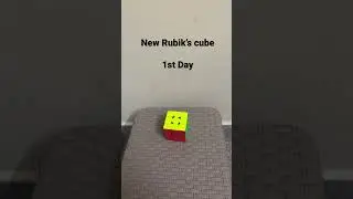 NEW RUBIKS CUBE - 1st Day VS 1 month🤣 
