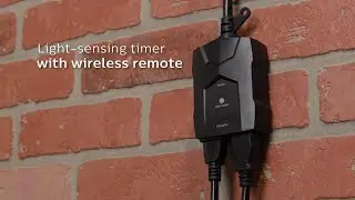 SPC1234AT/27: Philips Outdoor Light-Sensing Timer with Remote - Overview