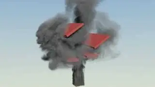 Тест симуляции дыма в Blender