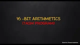 16 BIT ARITHMETICS -TASM PROGRAM