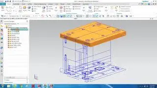 Siemens NX Mold Wizard: Design 3D Mold base from 2D Layout