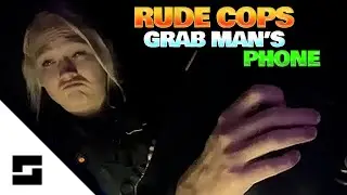 Cop Grabs Man In His Home