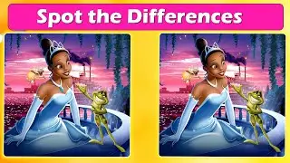 Spot Difference Disney girl || Moana, Encanto, Anna, Elsa, Frozen and much More