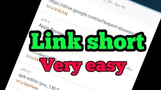 Link Short Android Mobile  Application