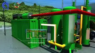 Haiqi Biomass carbonization CHP project factory，Biomass carbonization, negative carbon