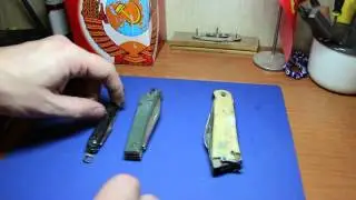 Лот ножей СССР, обзор остатков пополнения