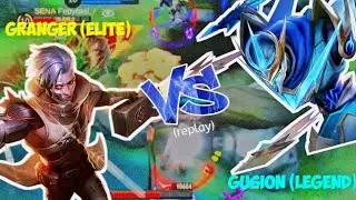 GAMEPLAY GRANGER VS GUSION SKIN LEGEND | MOBILE LEGENDS