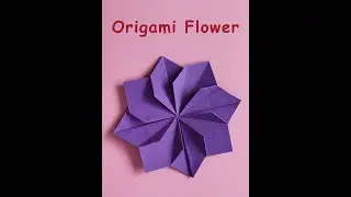 How to make an origami flower with paper 