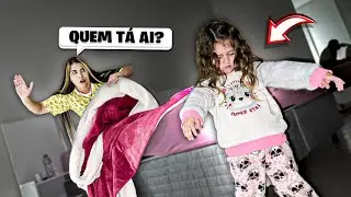 MINHA IRMÃZINHA FICOU SONÂMBULA NA MINHA CASA NOVA! *estou com medo*