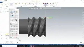 Custom Thread—Lathe Toolpath in Mastercam 2021